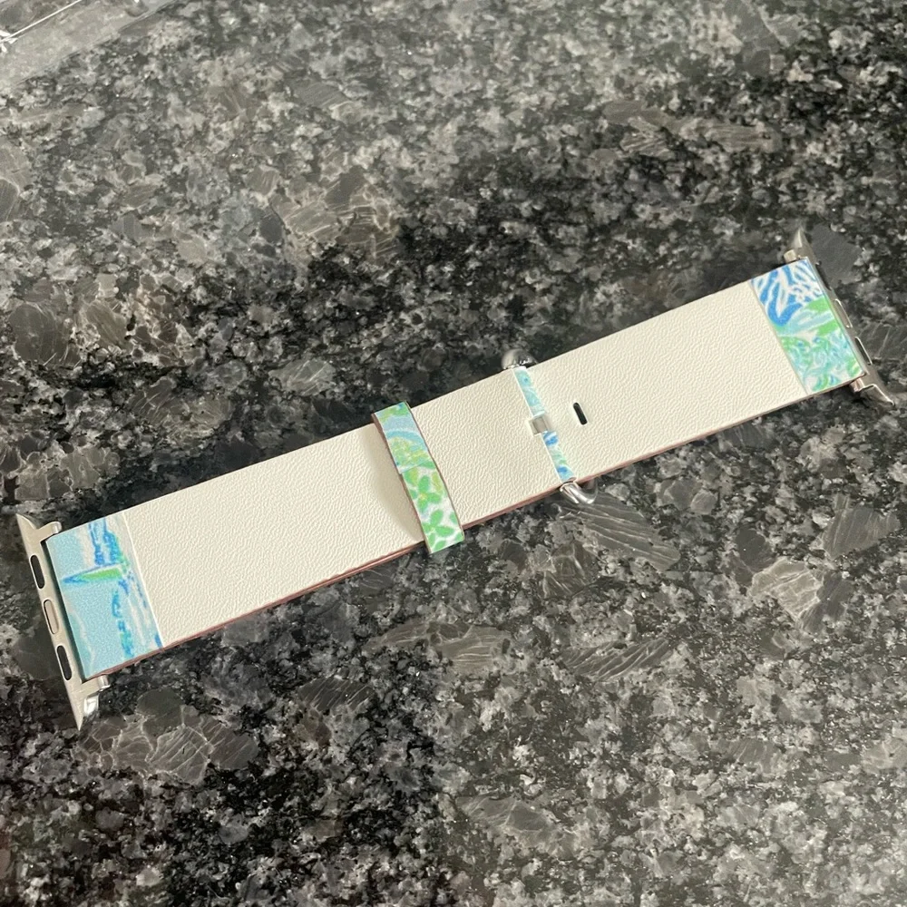Smartwatch Wristband Strap 42mm Green blue White Tropical NEW Summer